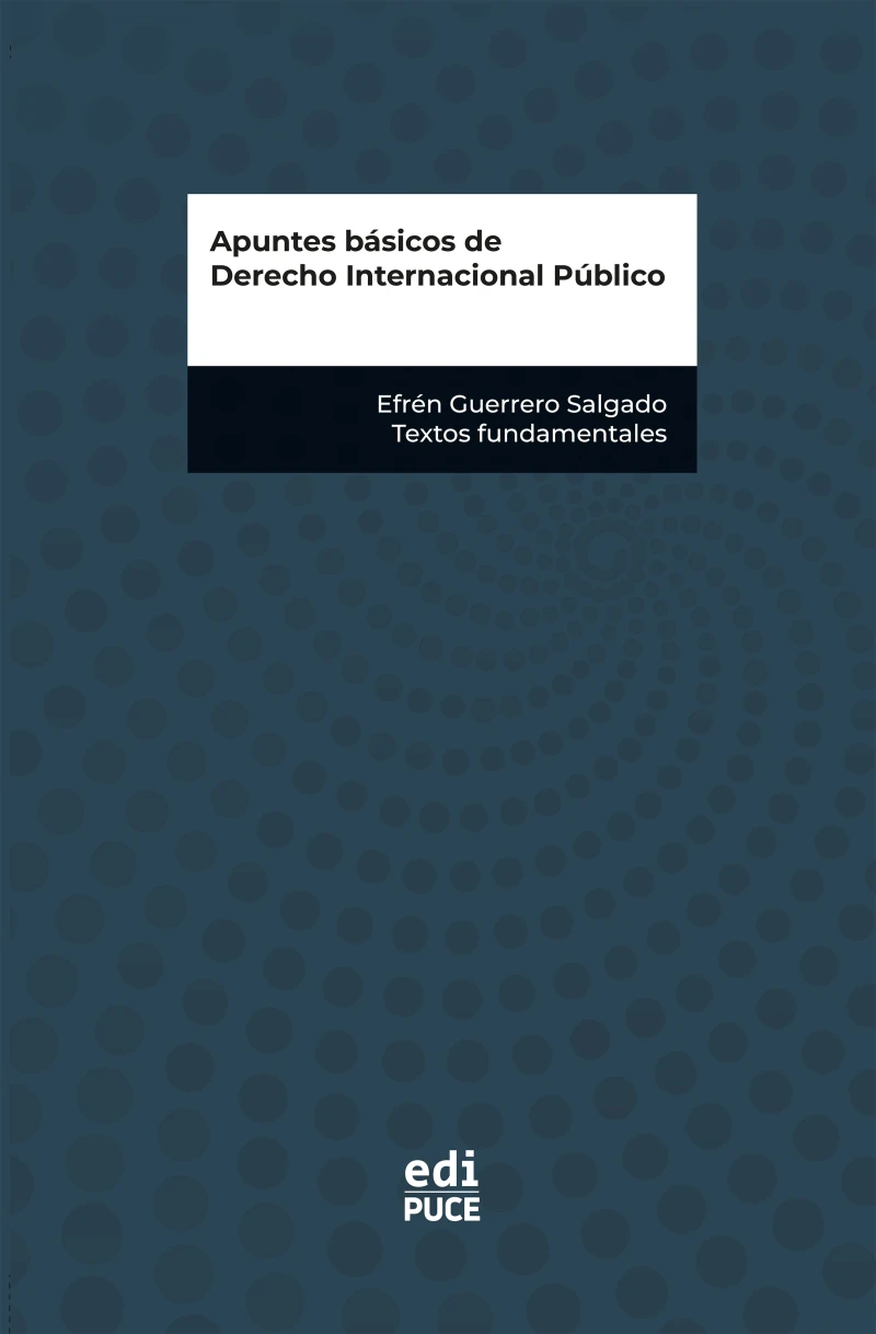 Portada: Apuntes básicos de Derecho Internacional Público