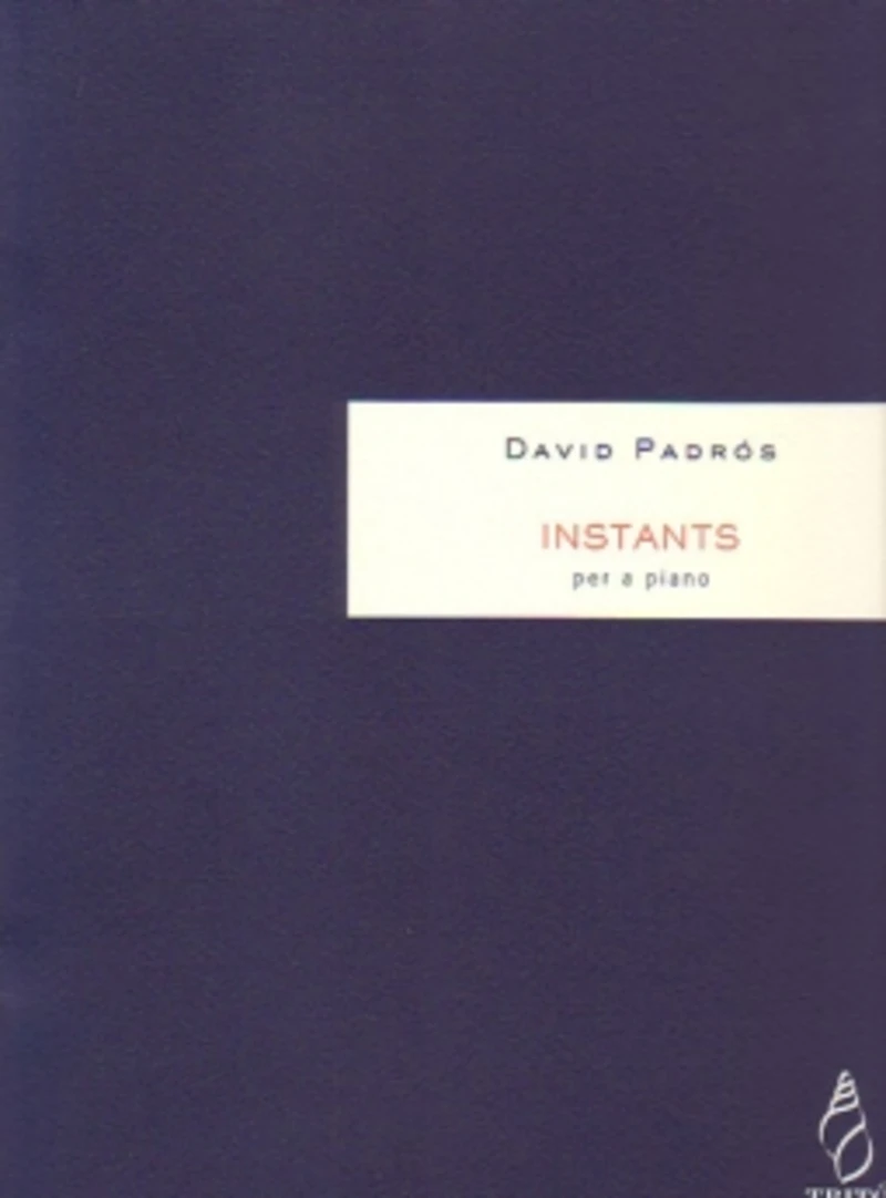 Portada: Instants, per a piano