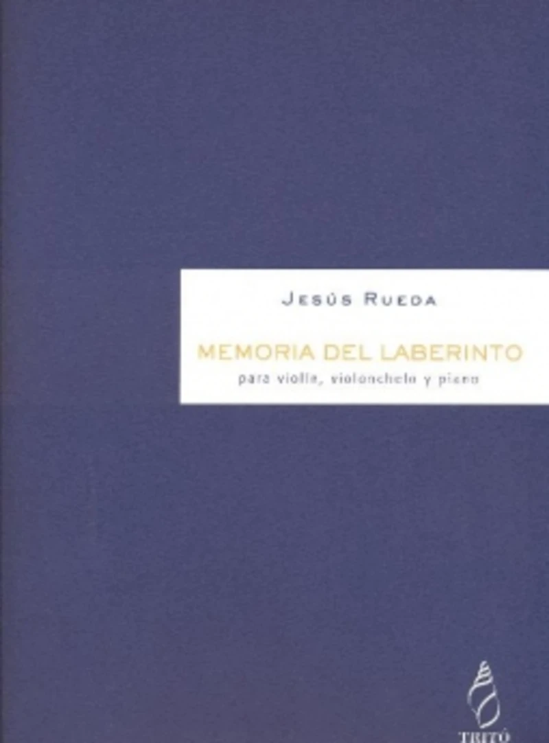 Portada: Memoria del laberinto, per a violí, violoncel i piano
