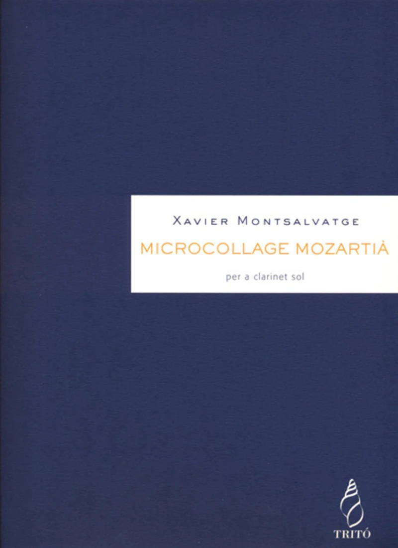 Portada: Microcollage mozartià, per a clarinet