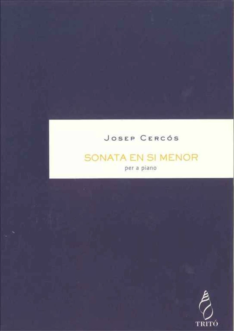 Portada: Sonata en si menor, per a piano