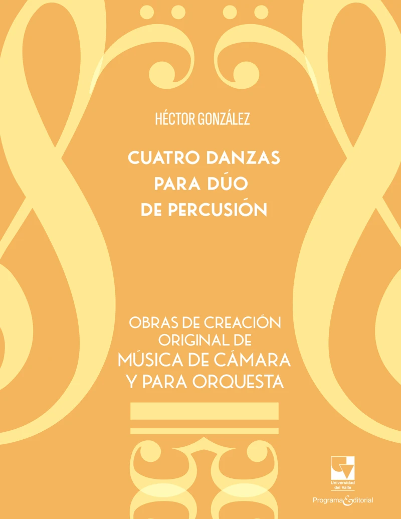 Portada: Cuatro danzas para dúo de percusión