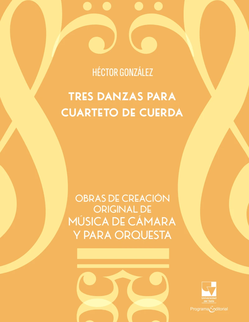 Portada: Tres danzas para cuarteto de cuerda