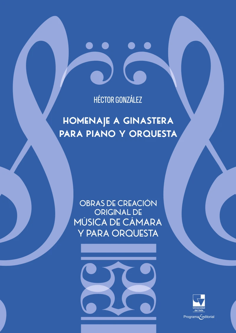 Portada: Homenaje a Ginastera para piano y orquesta