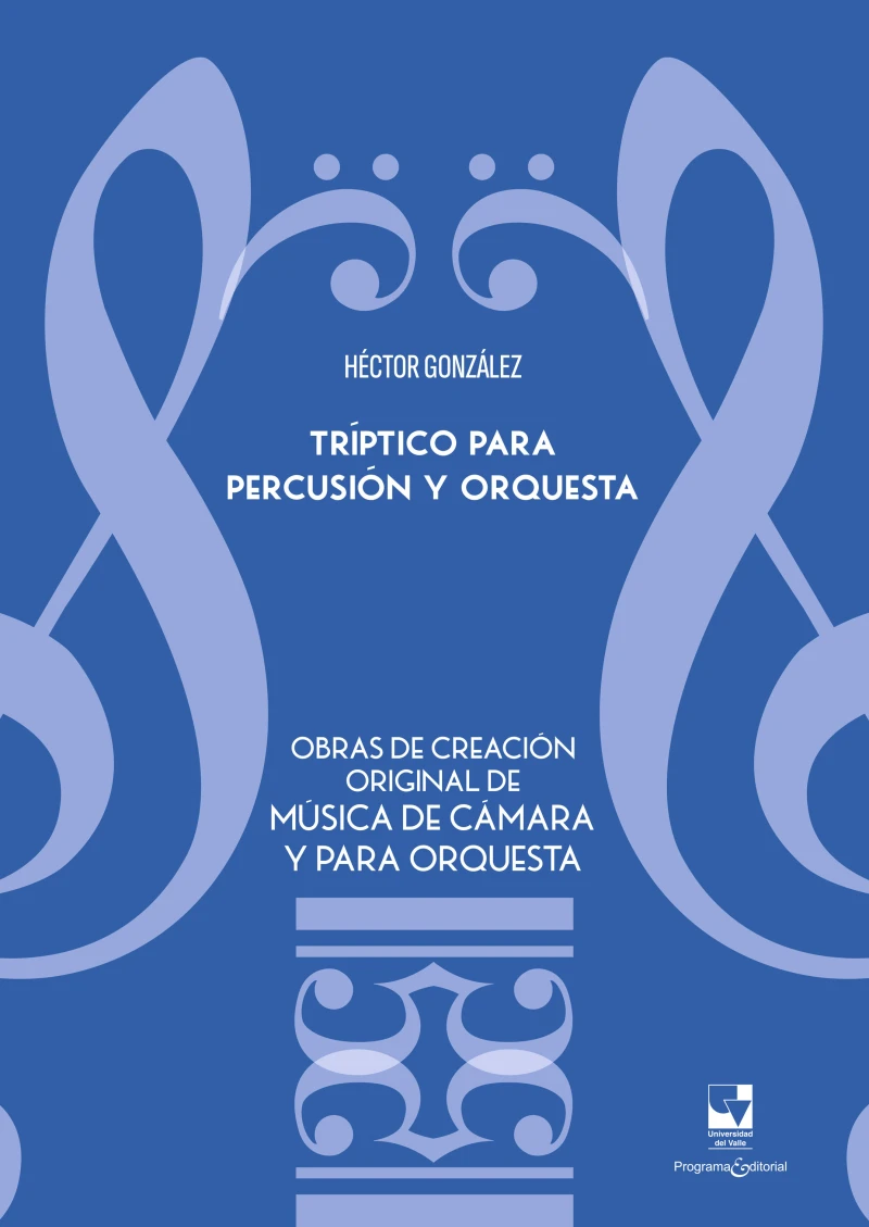 Portada: Tríptico para percusión y orquesta