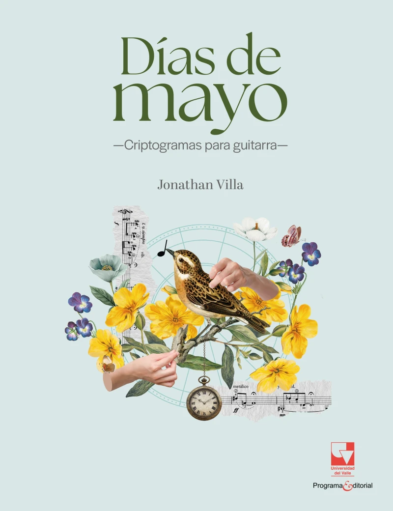 Portada: Días de mayo. Criptogramas para guitarra