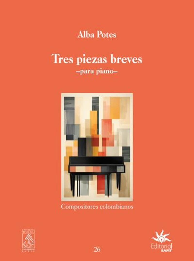 Portada: Tres piezas breves: Para piano