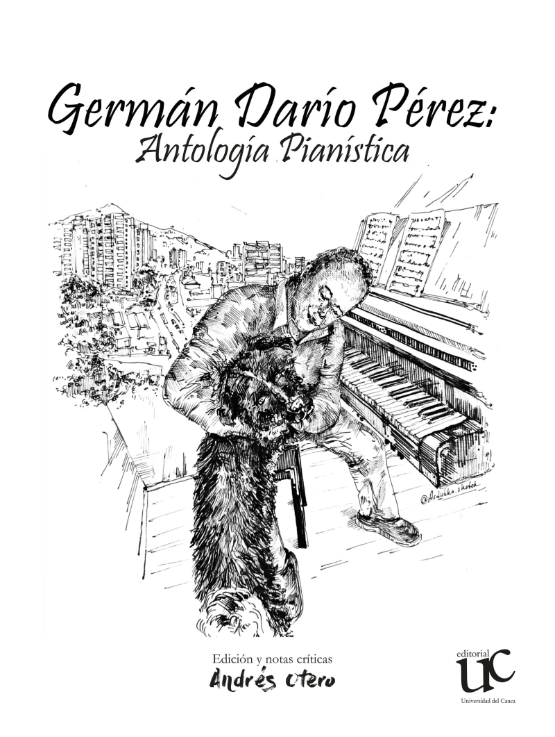 Portada: Germán Darío Pérez: Antología Pianística