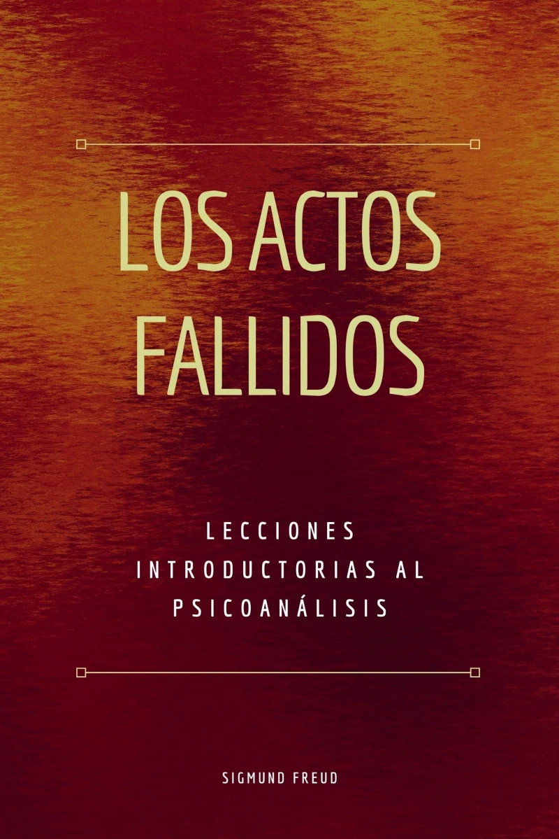 Portada: Los Actos Fallidos