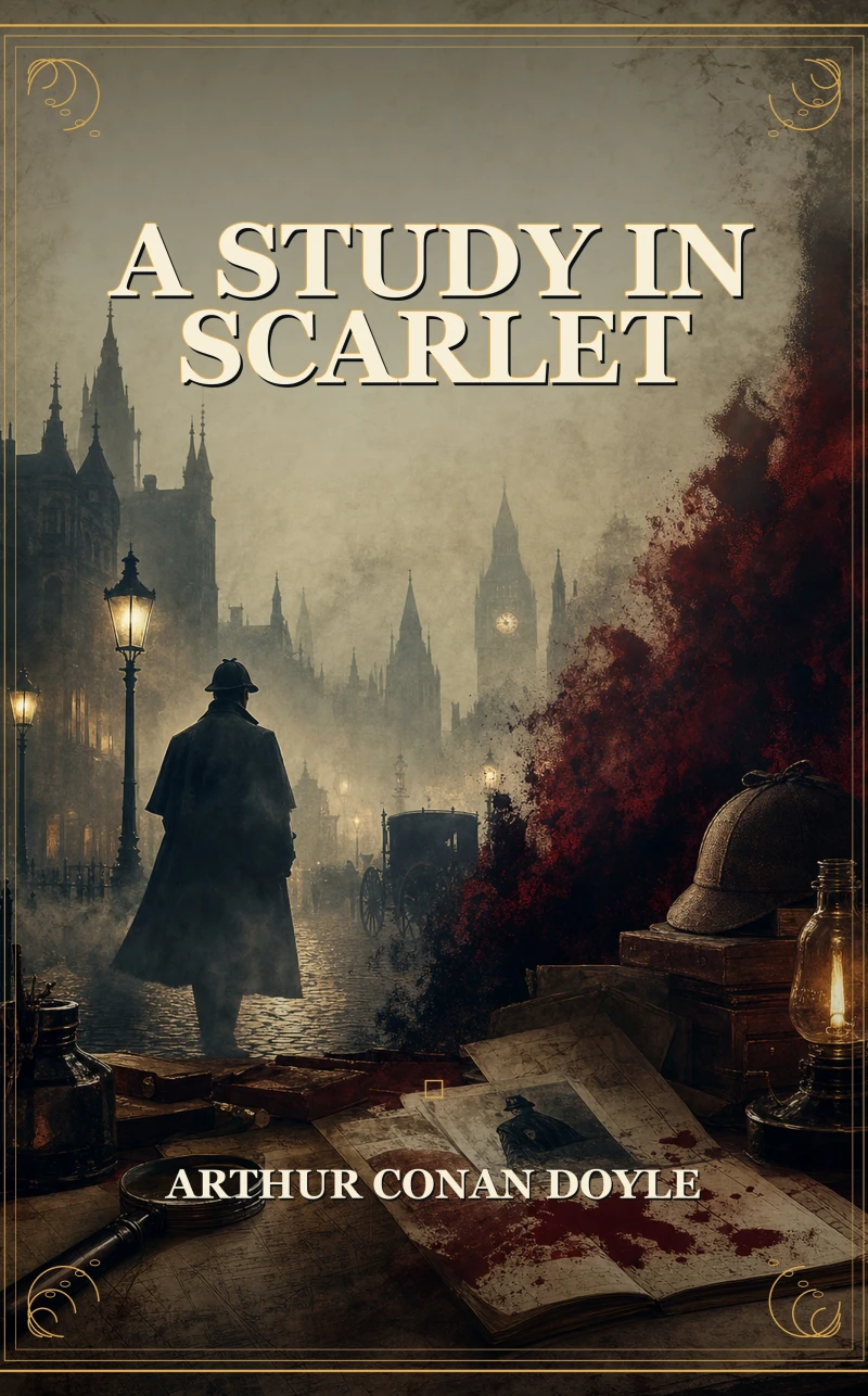Portada: A Study in Scarlet