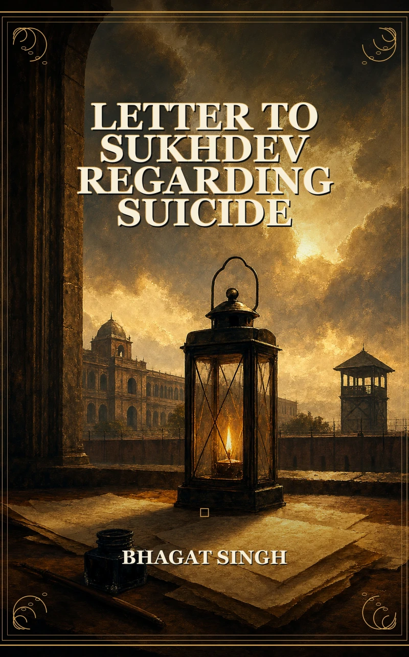 Portada: Letter to Sukhdev Regarding Suicide