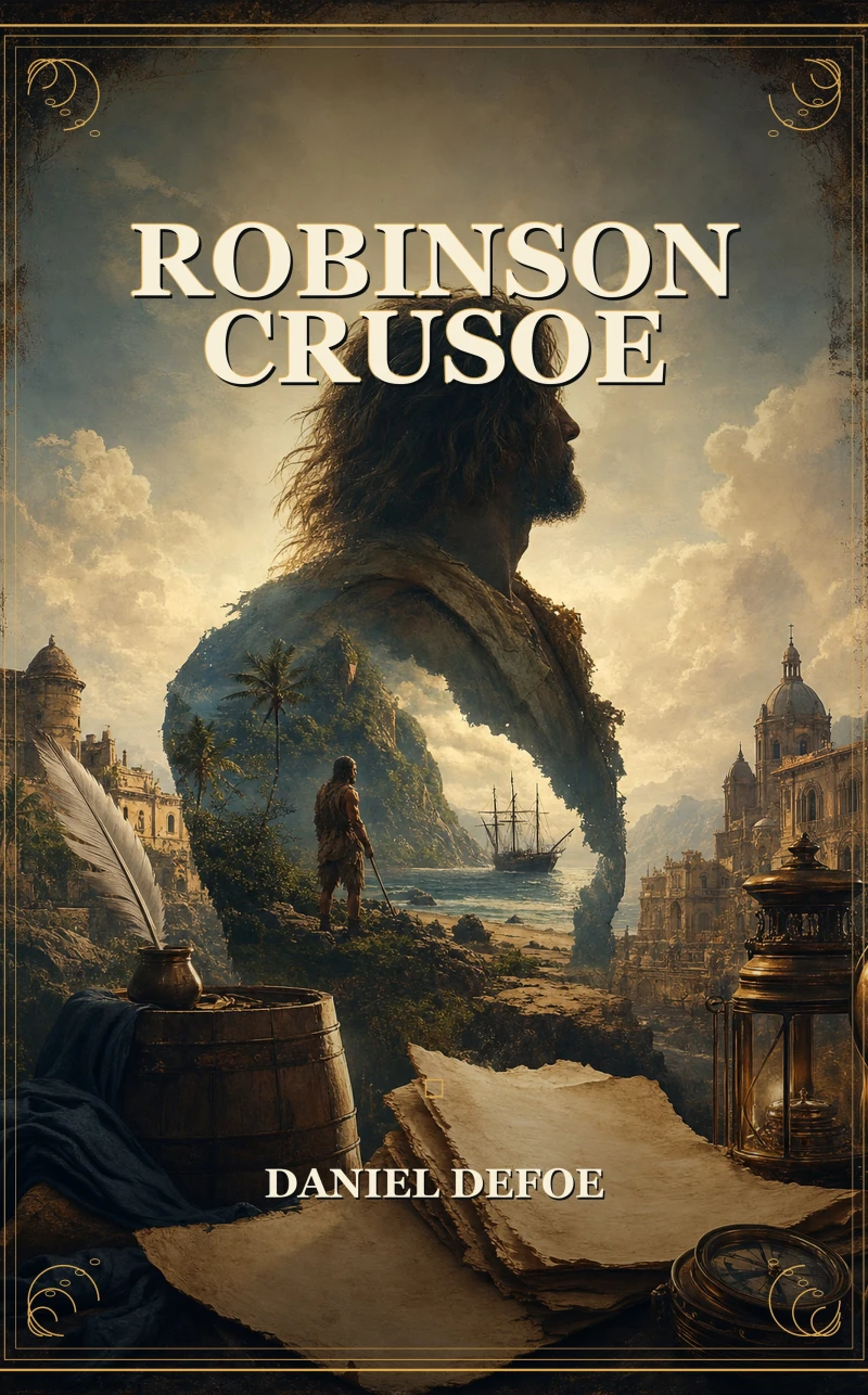 Portada: Robinson Crusoe