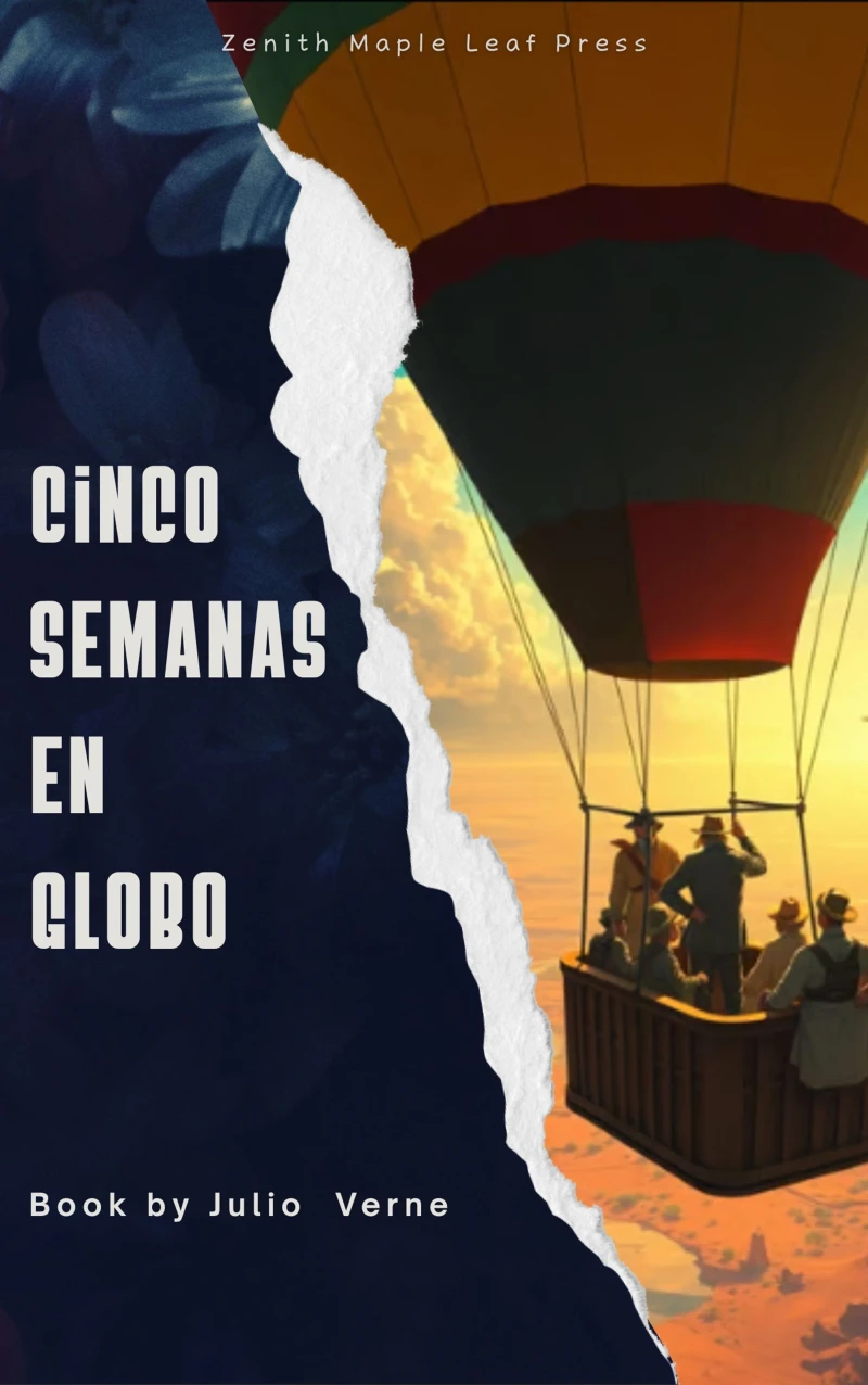 Portada: Cinco semanas en globo