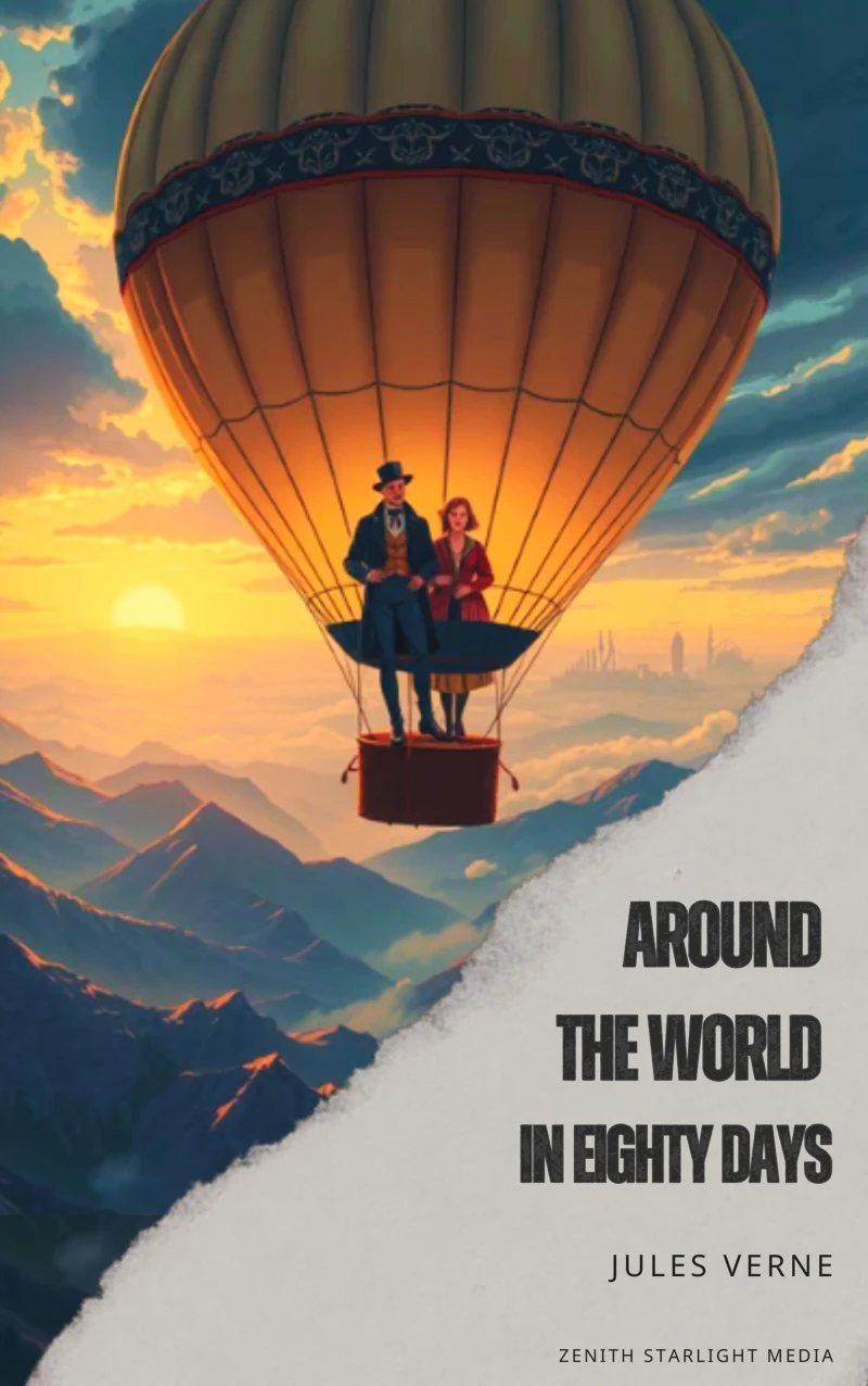 Portada: Around the World in Eighty Days