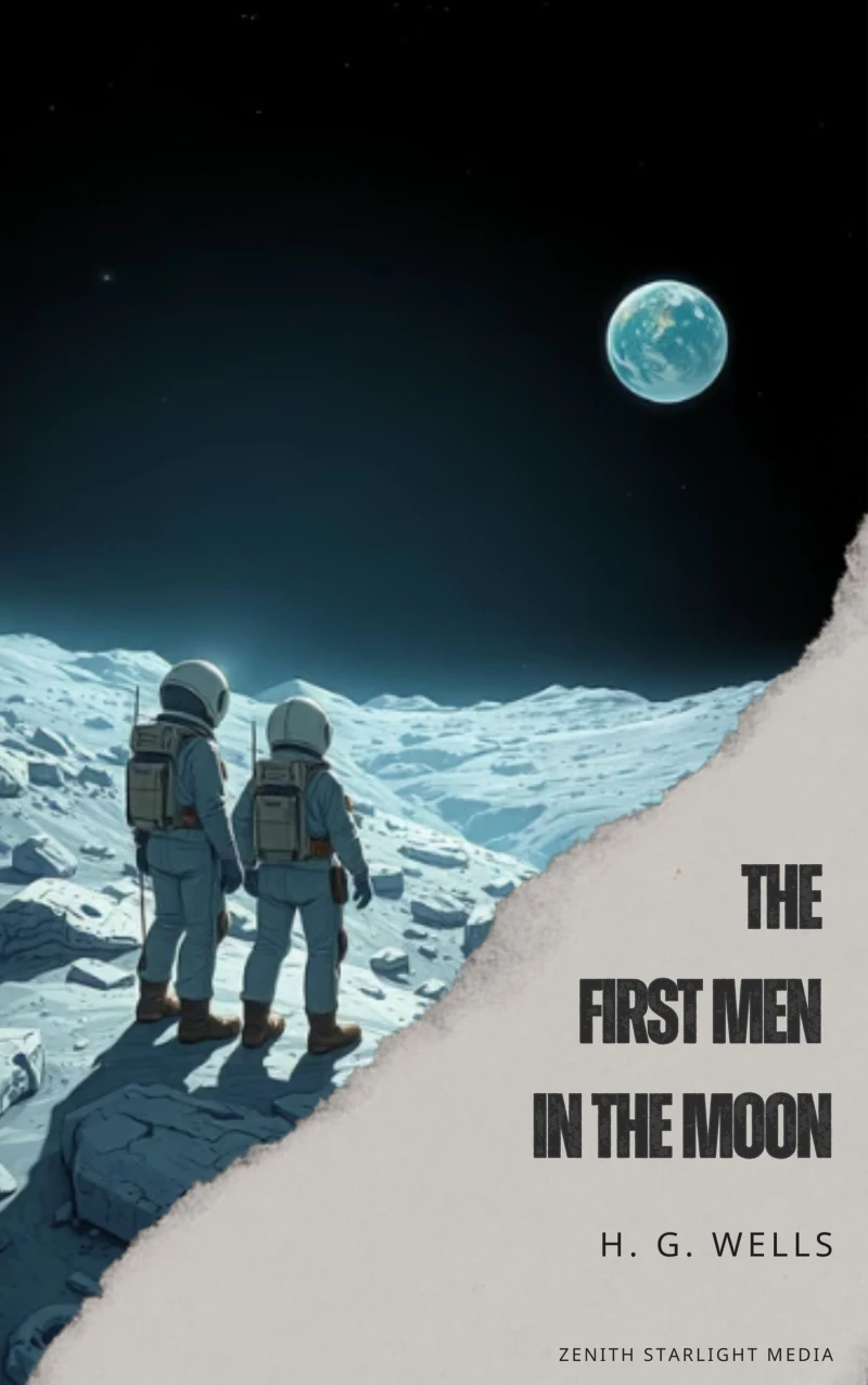 Portada: The First Men in the Moon