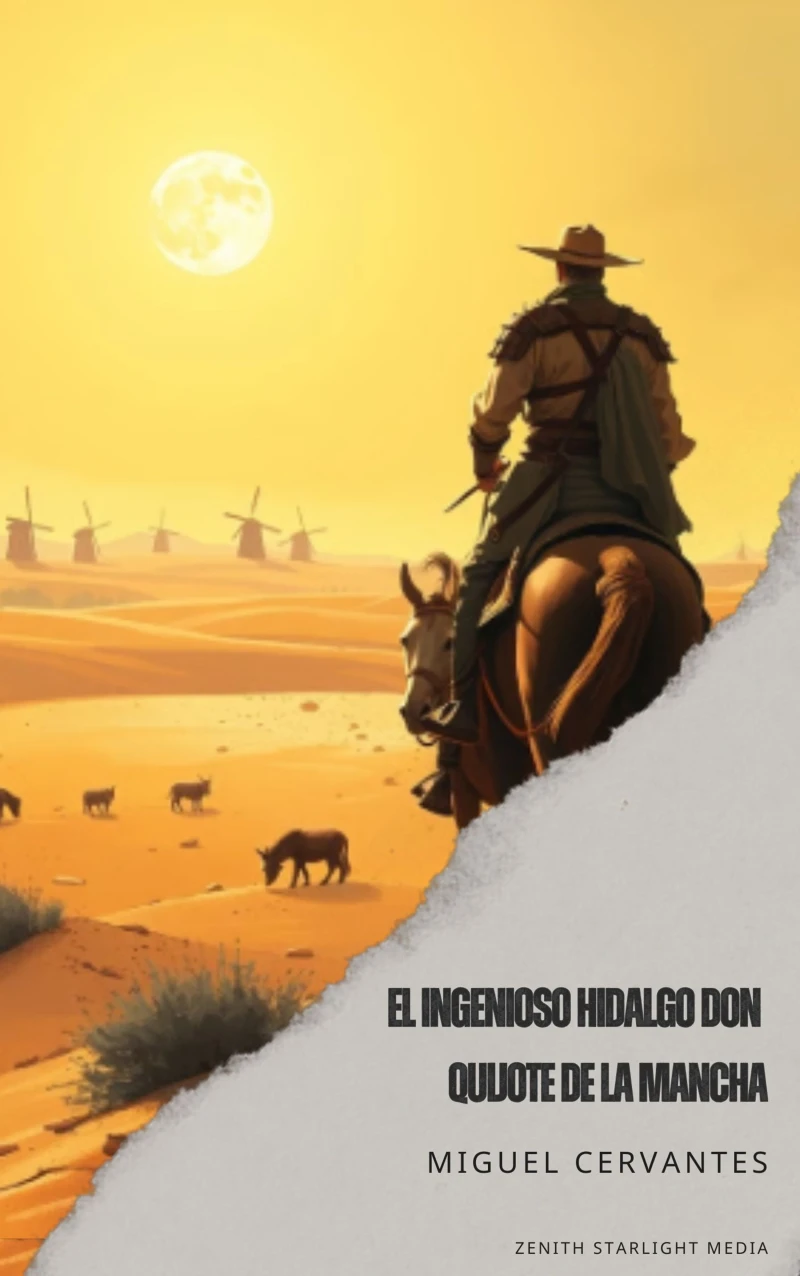 Portada: El ingenioso hidalgo Don Quijote de la Mancha