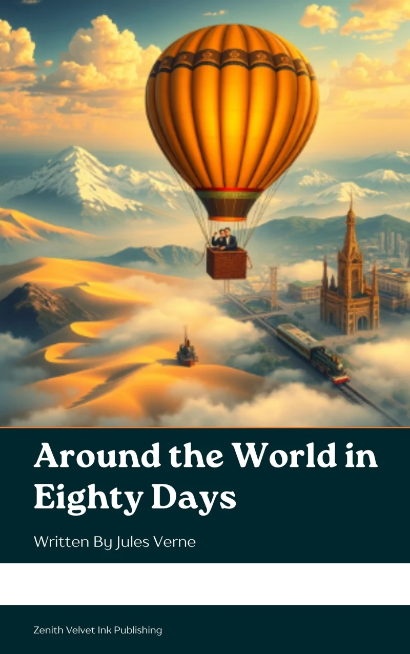 Portada: Around the World in Eighty Days