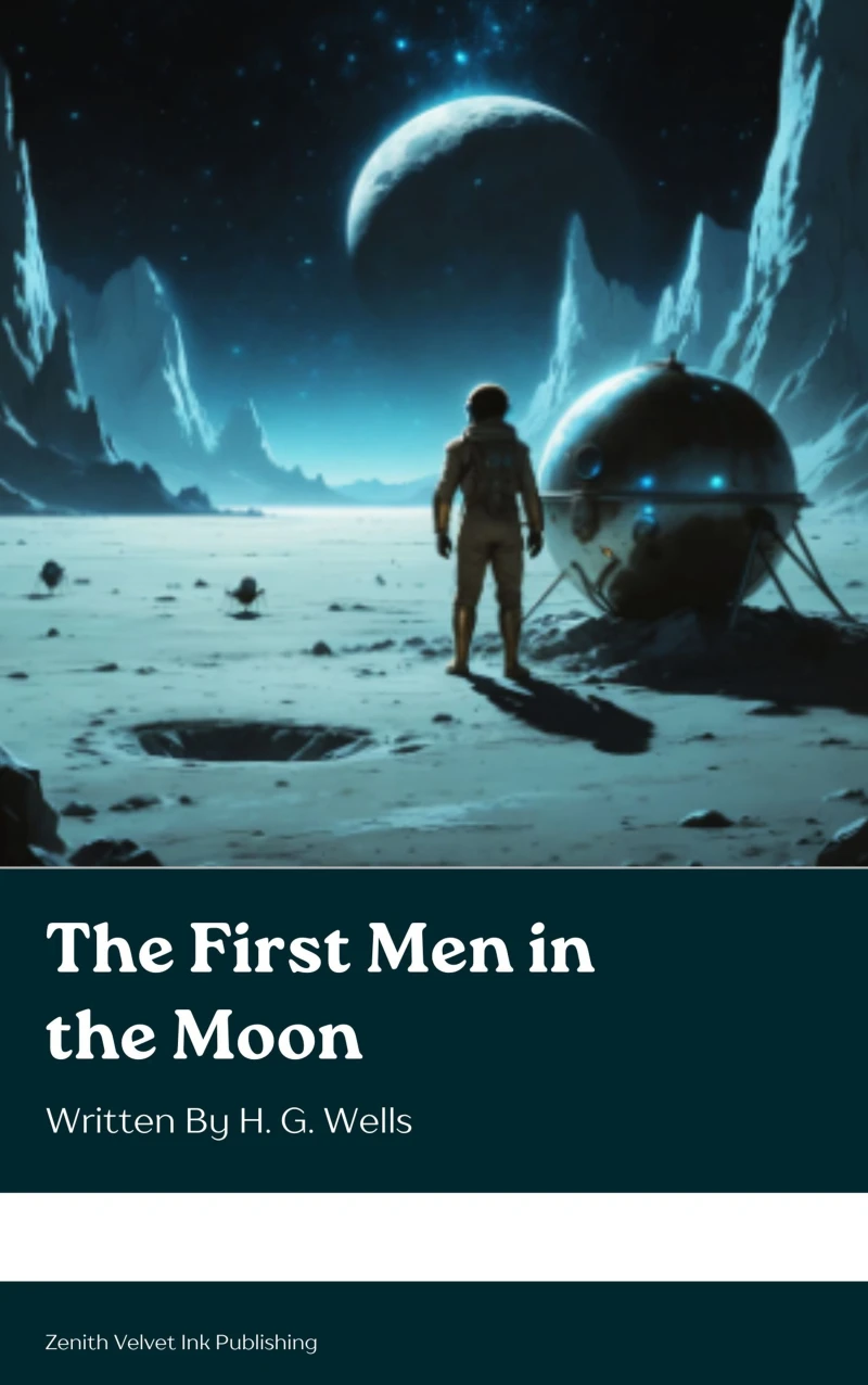 Portada: The First Men in the Moon