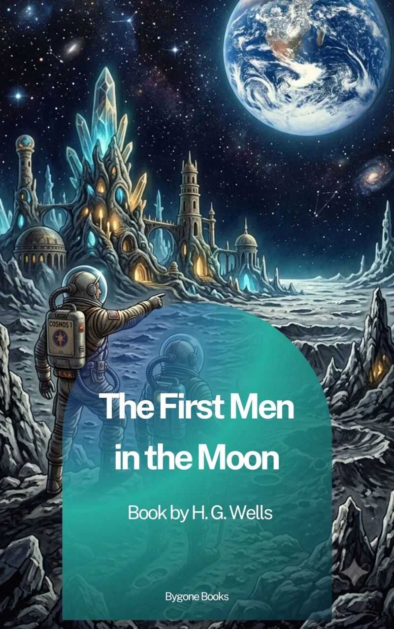 Portada: The First Men in the Moon