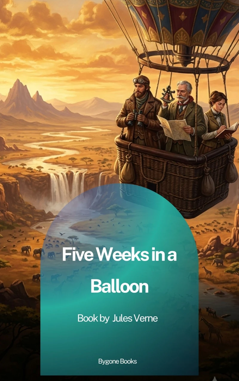 Portada: Five Weeks in a Balloon
