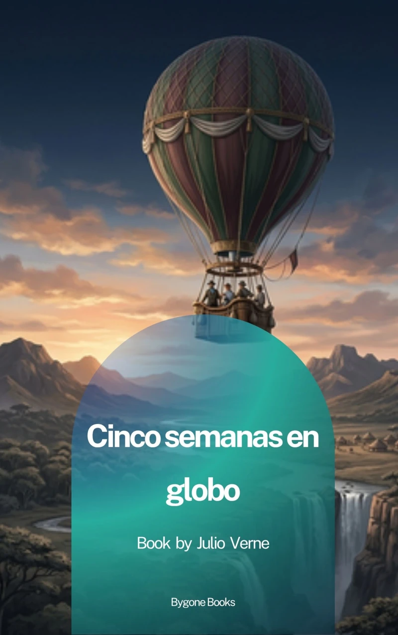 Portada: Cinco semanas en globo