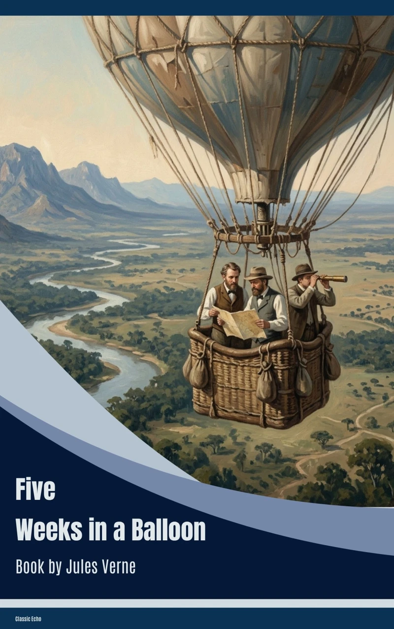Portada: Five Weeks in a Balloon