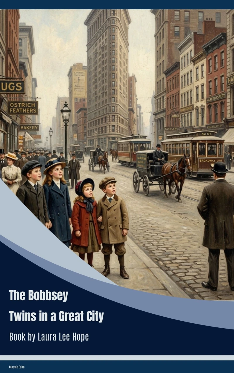 Portada: The Bobbsey Twins in a Great City