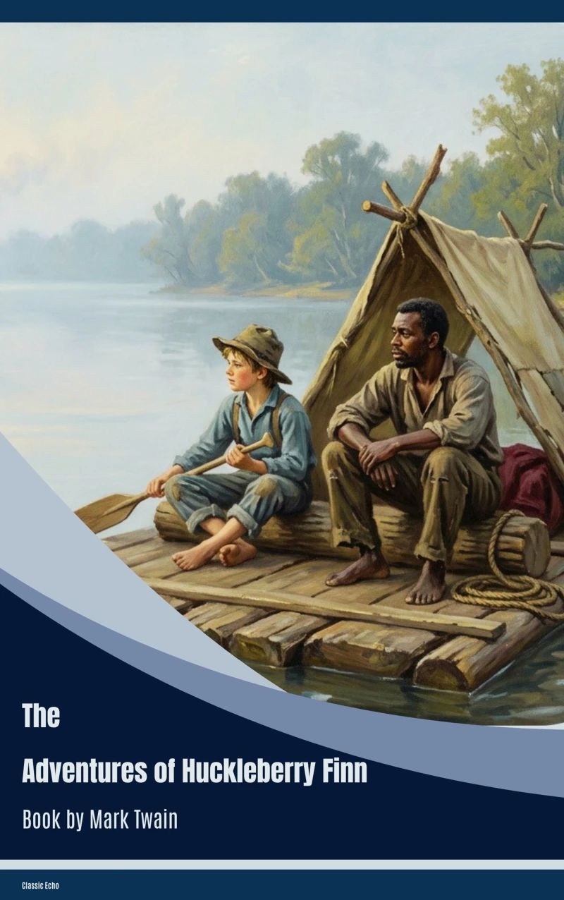 Portada: The Adventures of Huckleberry Finn
