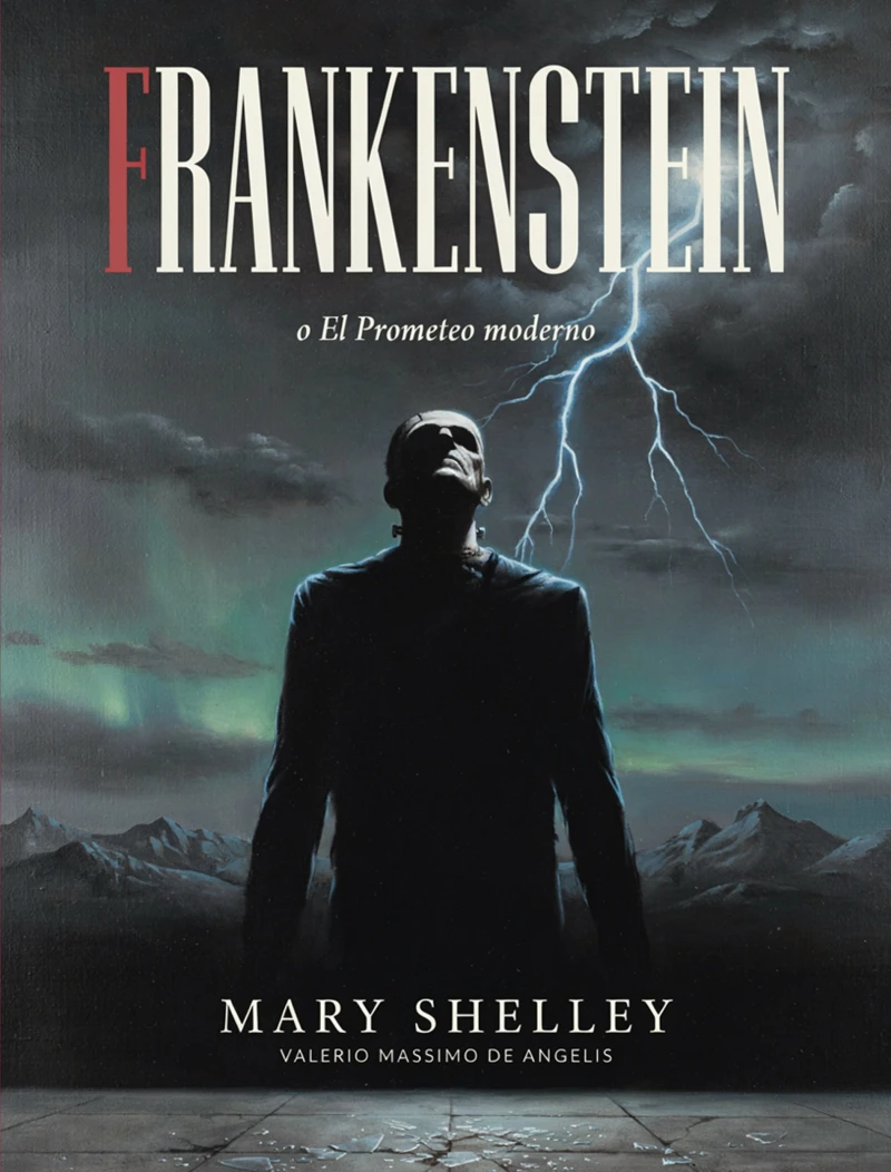 Portada: Frankenstein o El Prometeo moderno