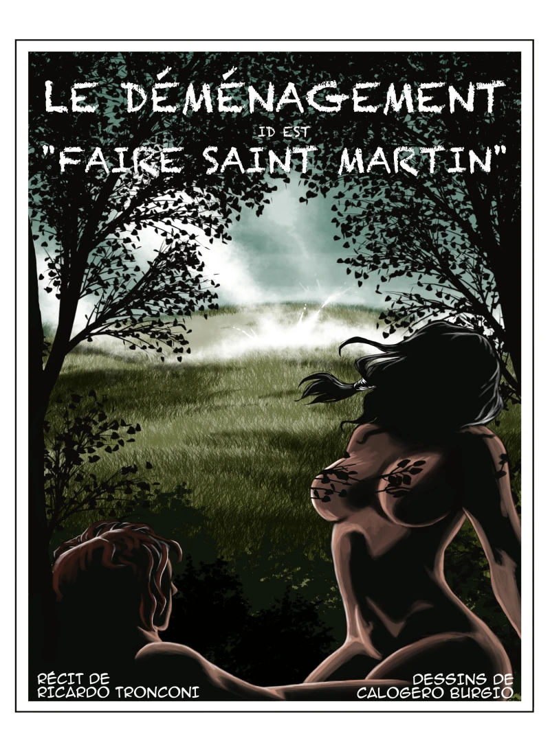 Portada: Le déménagement - bande dessinée et nouvelle