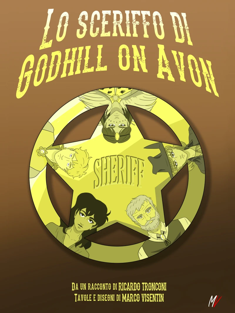 Portada: Lo sceriffo di Godhill on Avon - fumetto a colori
