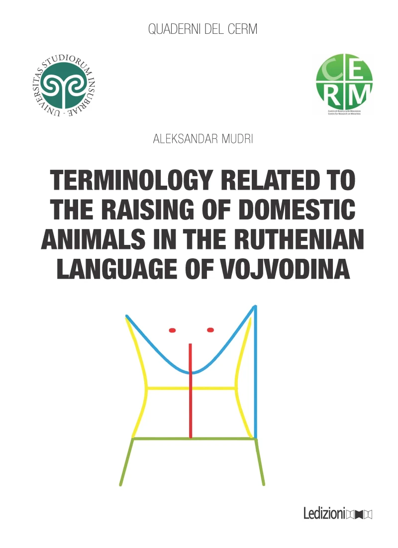 Portada: Terminology related to the raising of domestic animals in the ruthenian language of Vojvodina