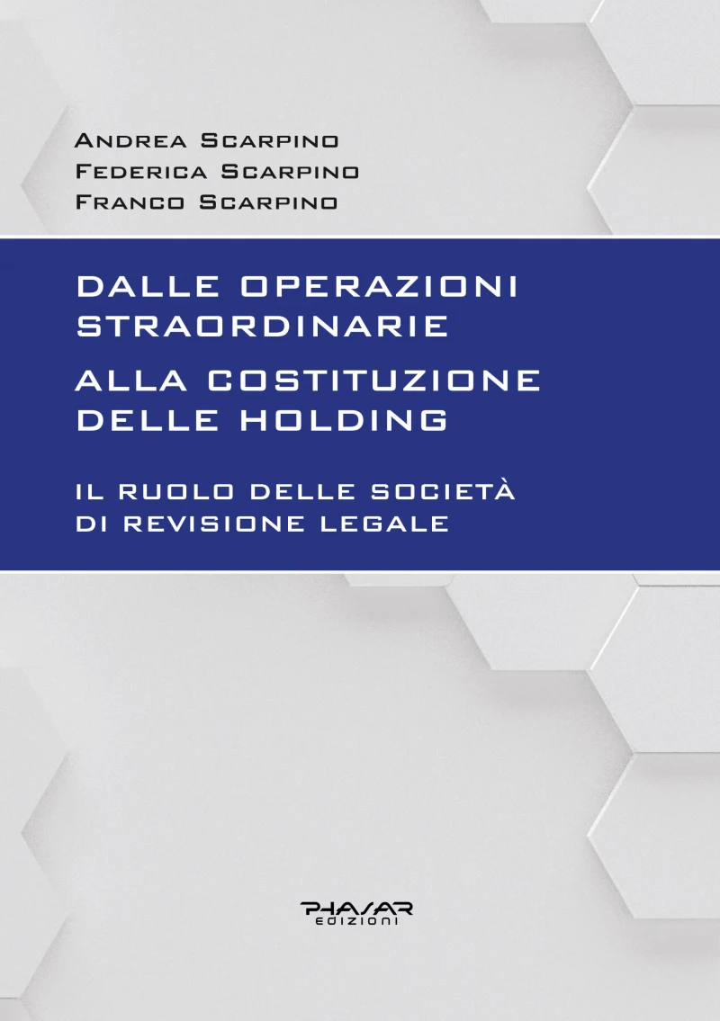 Portada: Dalle operazioni straordinarie alla costituzione delle holding