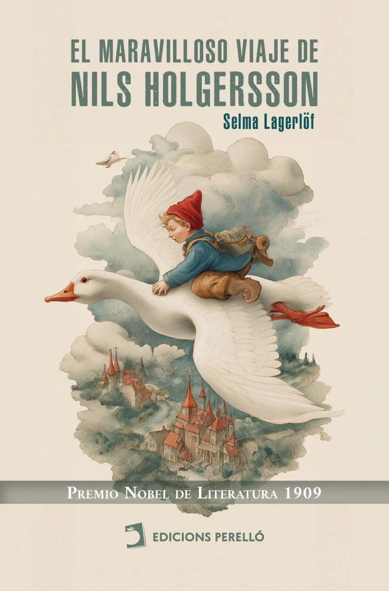 Portada: El maravilloso viaje de Nils Holgersson