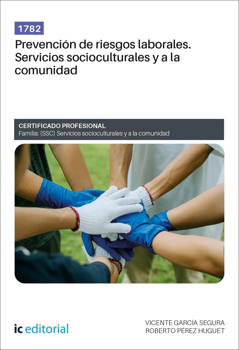 Portada: 1782. Prevención de riesgos laborales. Servicios socioculturales y a la comunidad