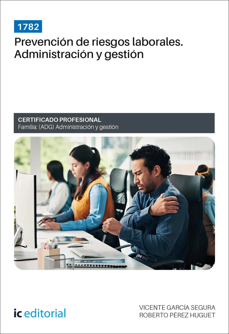 Portada: 1782. Prevención de riesgos laborales. Administración y gestión