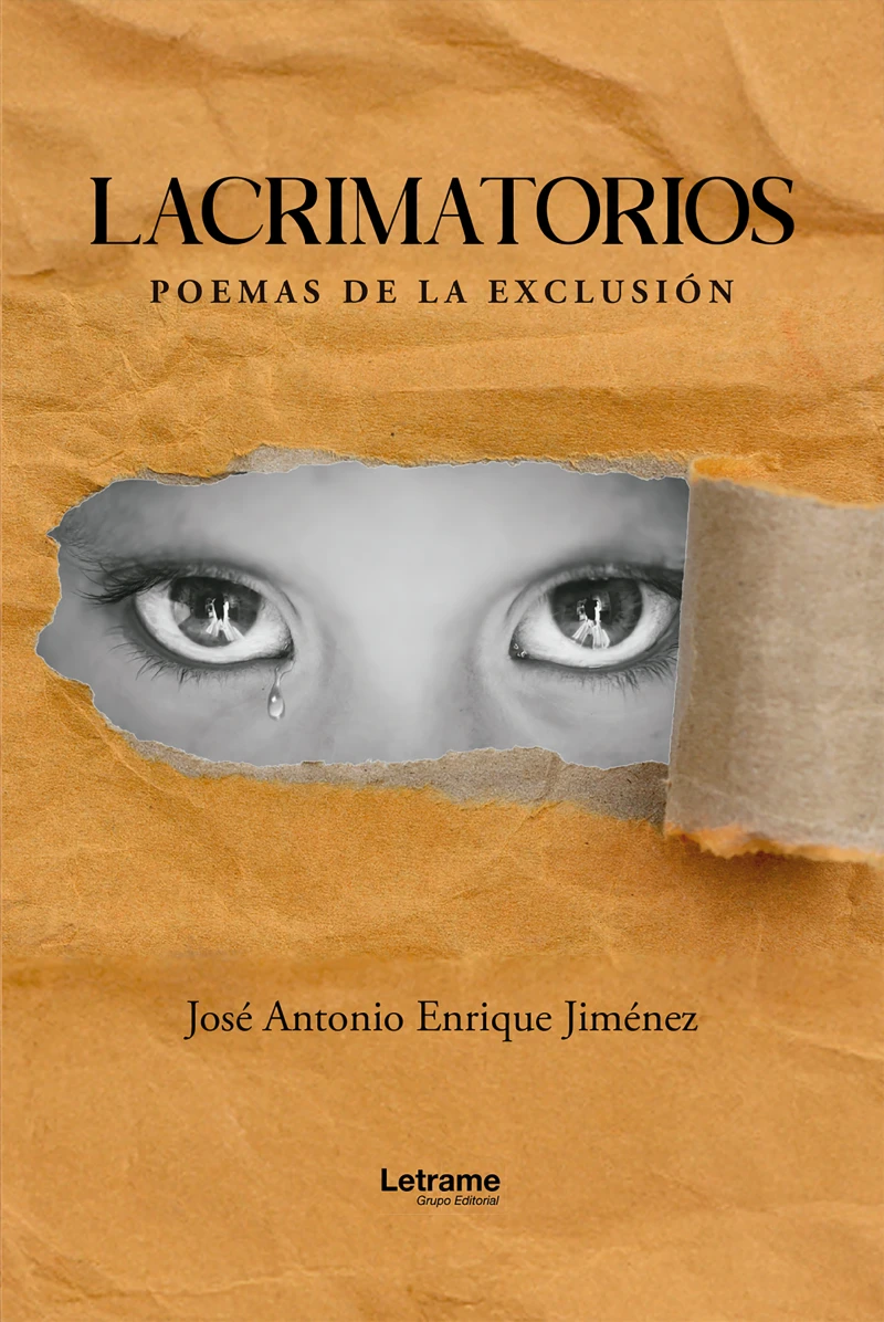 Portada: Lacrimatorios, poemas de la exclusión