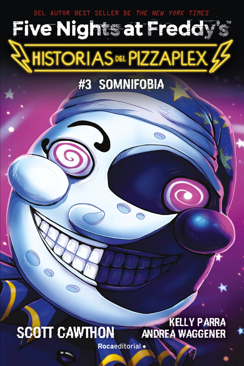 Portada: Five Nights at Freddy's. Historias del Pizzaplex 3 - Somnifobia