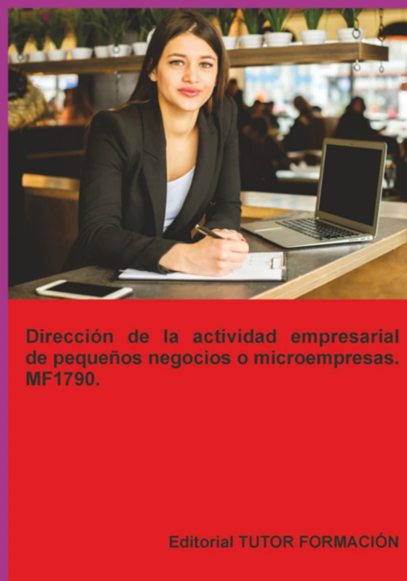 Portada: Dirección De La Actividad Empresarial De Pequeños Negocios O Microempresas. Mf1789.
