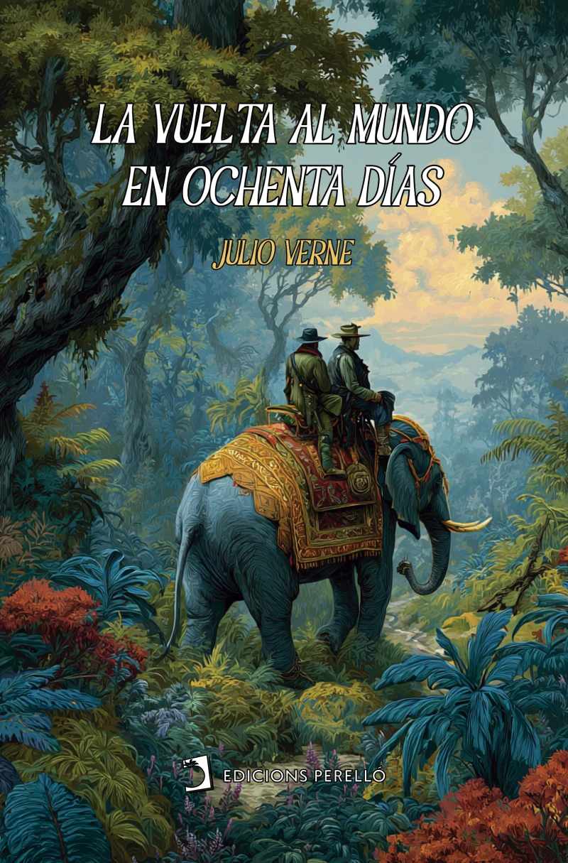 Portada: La vuelta al mundo en ochenta días