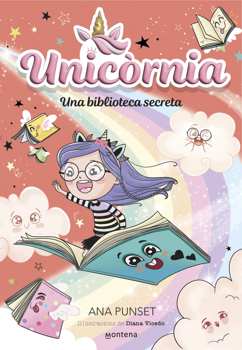 Portada: Unicòrnia 13 - Una biblioteca secreta