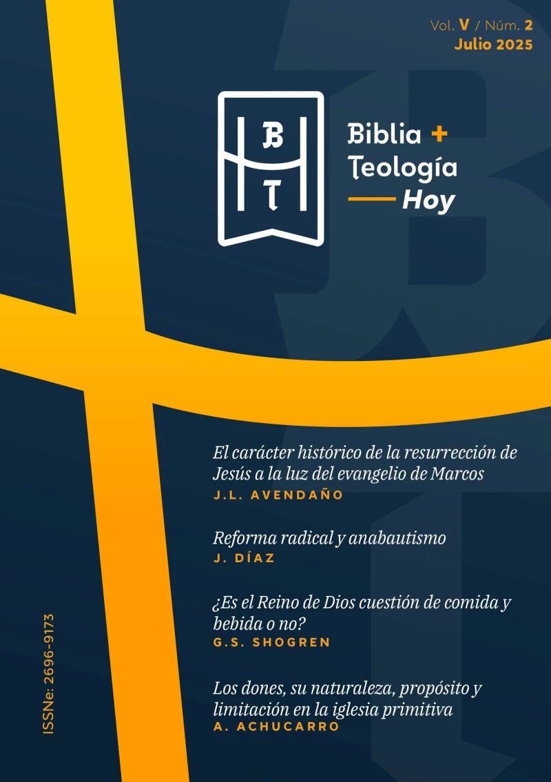 Portada: Biblia y Teología Hoy (Julio-2025)