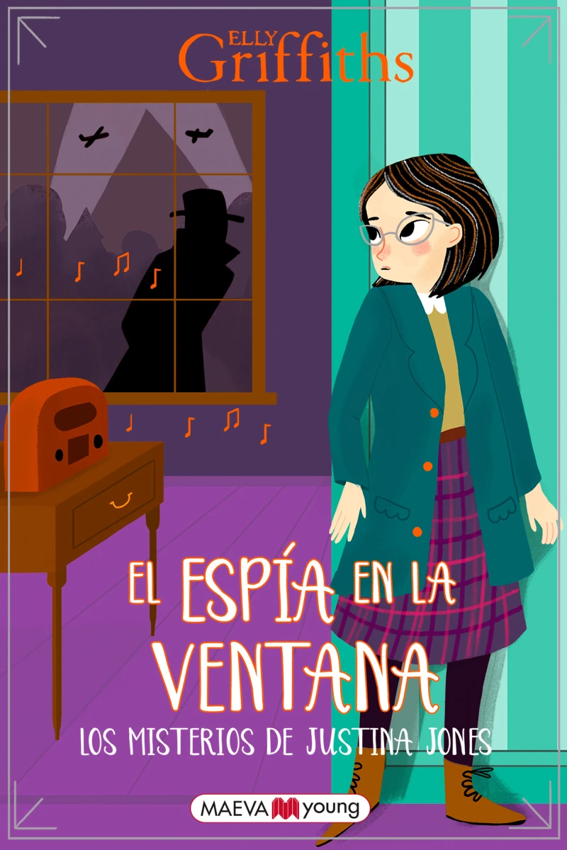 Portada: Los misterios de Justina Jones 4: El espía en la ventana