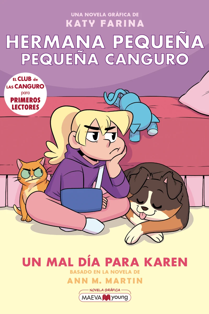 Portada: Hermana pequeña, pequeña canguro 3: Un mal día para Karen