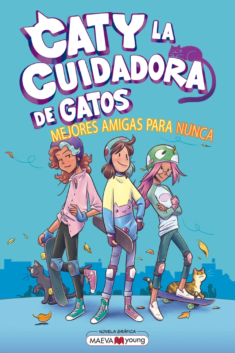 Portada: Caty la cuidadora de gatos 2: Mejores amigas para nunca