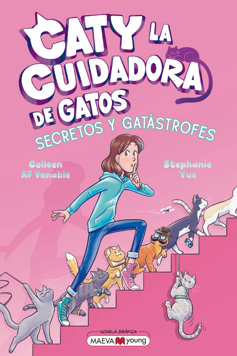 Portada: Caty la cuidadora de gatos 3: Secretos y gatástrofes