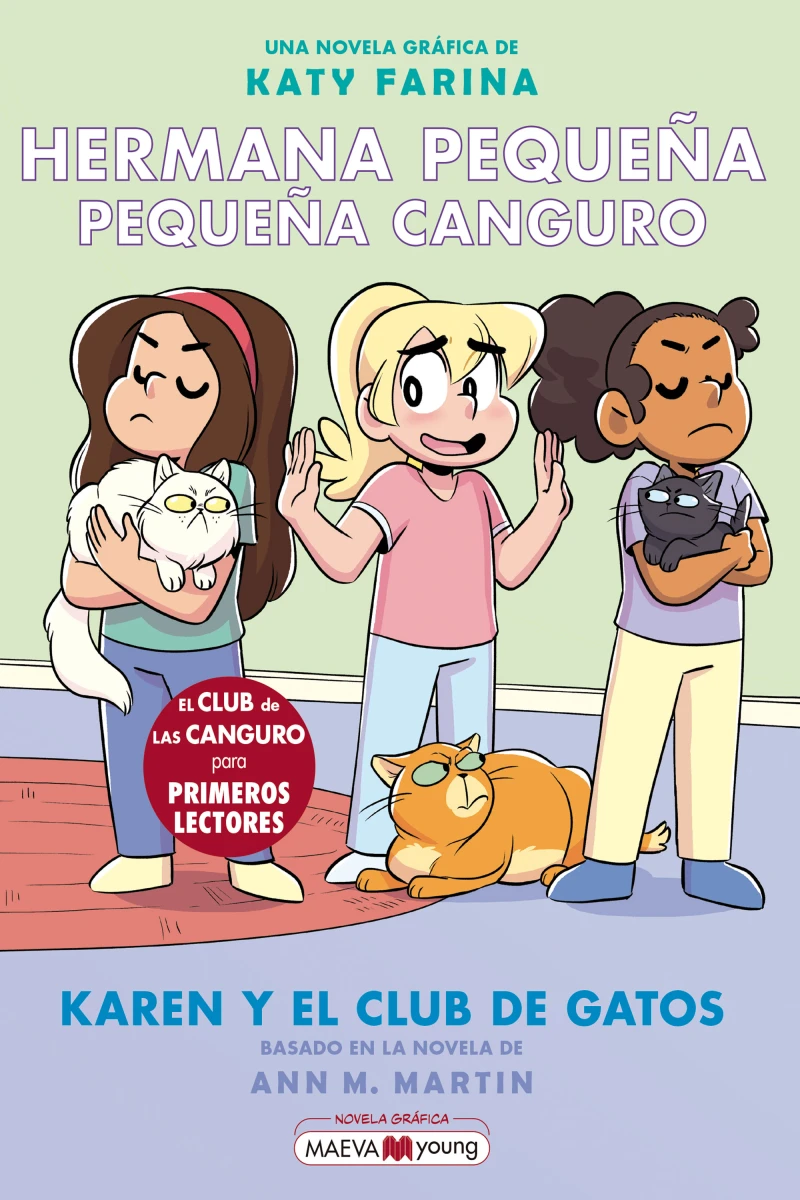 Portada: Hermana pequeña, pequeña canguro 4: Karen y el club de los gatos