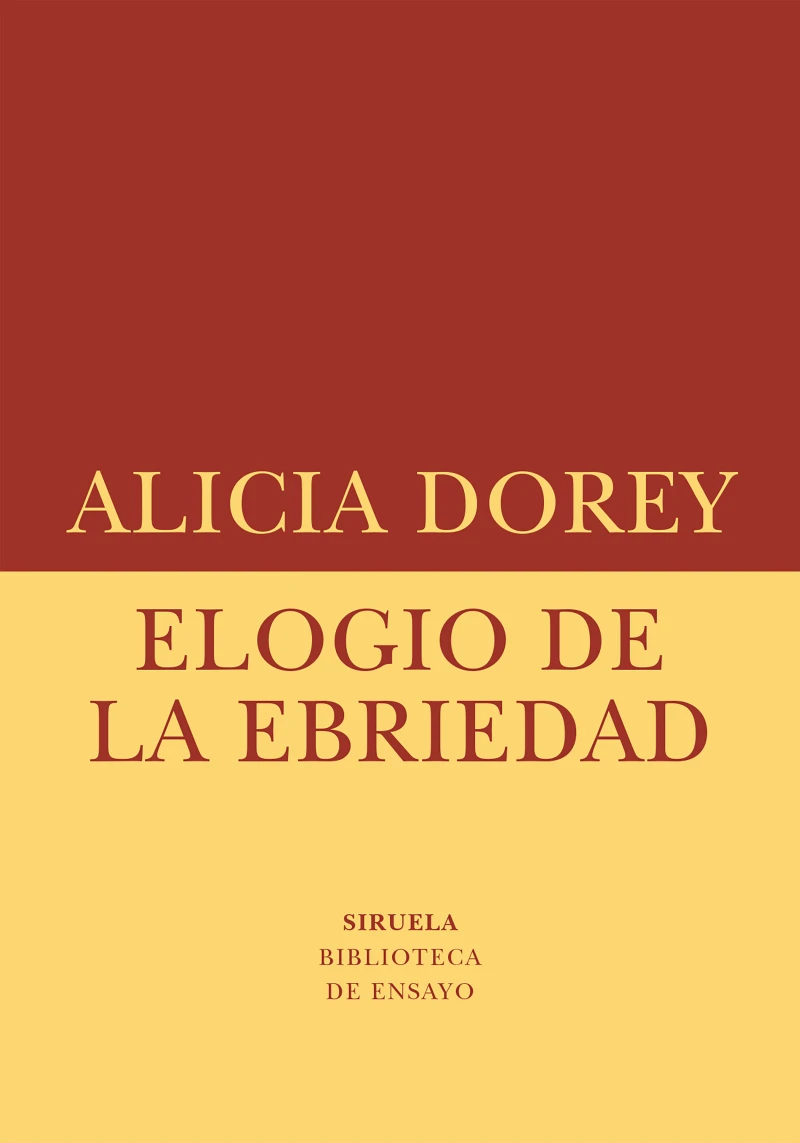 Portada: Elogio de la ebriedad