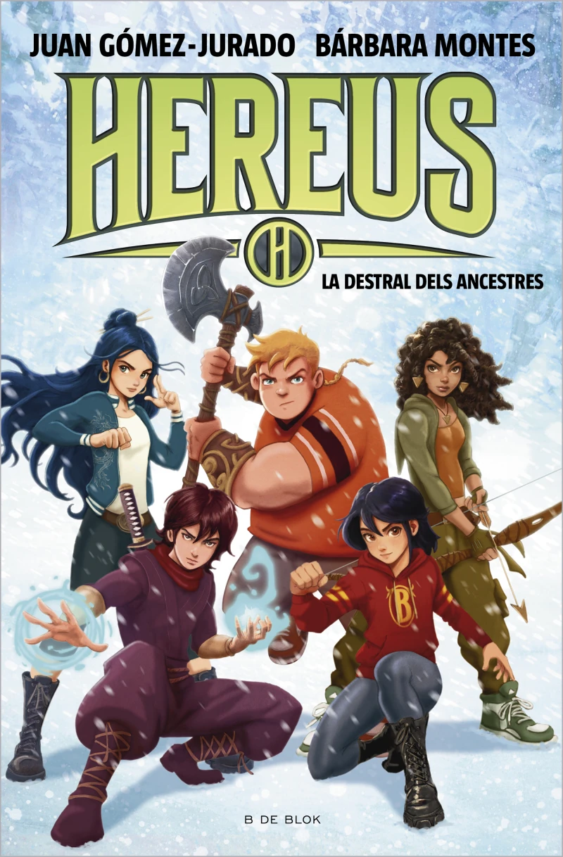 Portada: Hereus (de l'Univers Amanda Black) 4 - La destral dels ancestres
