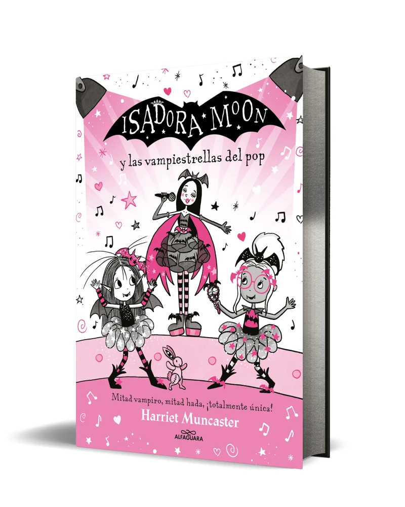 Portada: Grandes historias de Isadora Moon 8 - Isadora Moon y las vampiestrellas del pop